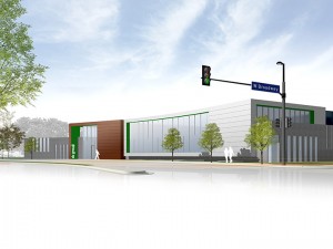 Rendering of the new DC Group headquarters.